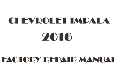 2016 chevy impala chilton manual pdf download free