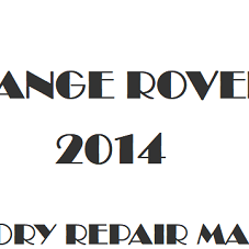 2014 Range Rover L405 repair manual Image