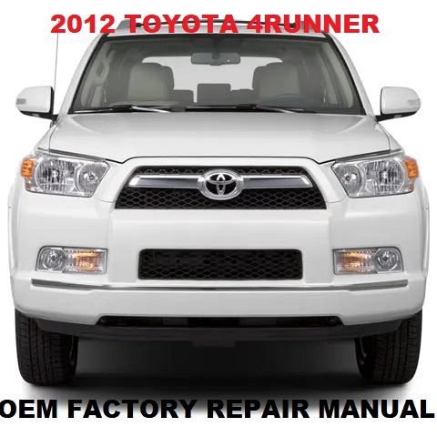 2012 Toyota 4Runner repair manual Image
