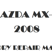 2008 Mazda MX-5 repair manual Image
