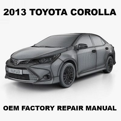 2013 Toyota Corolla repair manual Image