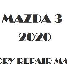2020 Mazda 3 repair manual Image