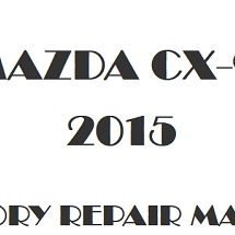 2015 Mazda CX-9 repair manual Image