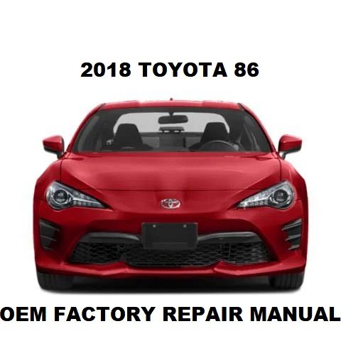 2018 Toyota 86 repair manual Image