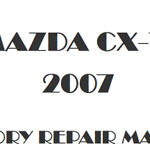2007 Mazda CX-7 repair manual Image
