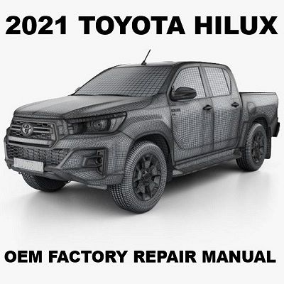 2021 Toyota Hilux repair manual Image