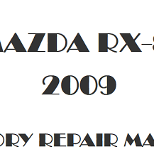2009 Mazda RX-8 repair manual Image