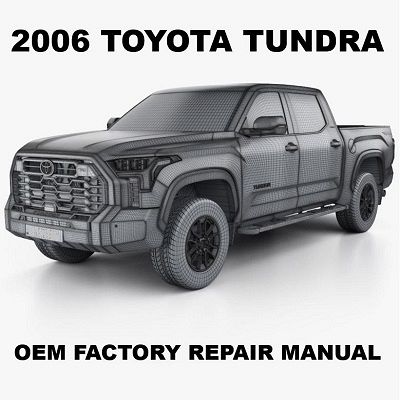 2006 Toyota Tundra repair manual Image