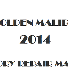 2014 Holden Malibu repair manual Image