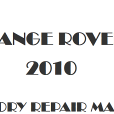 2010 Range Rover L322 repair manual Image
