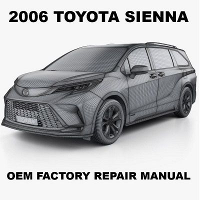 2006 Toyota Sienna repair manual Image