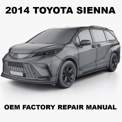 2014 Toyota Sienna repair manual Image