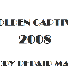 2008 Holden Captiva repair manual Image