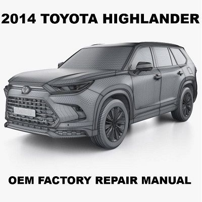 2014 Toyota Highlander repair manual Image