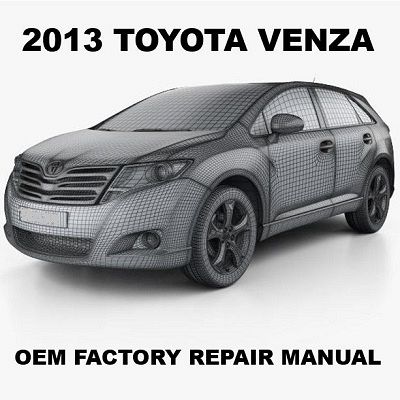 2013 Toyota Venza repair manual Image