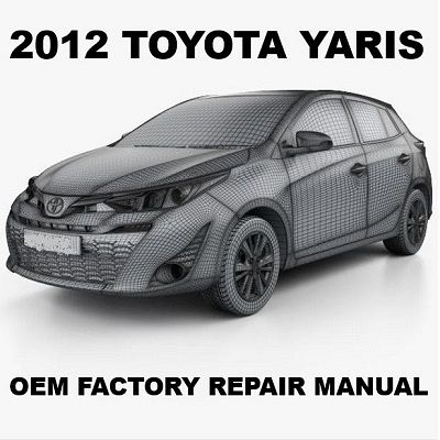 2012 Toyota Yaris repair manual Image