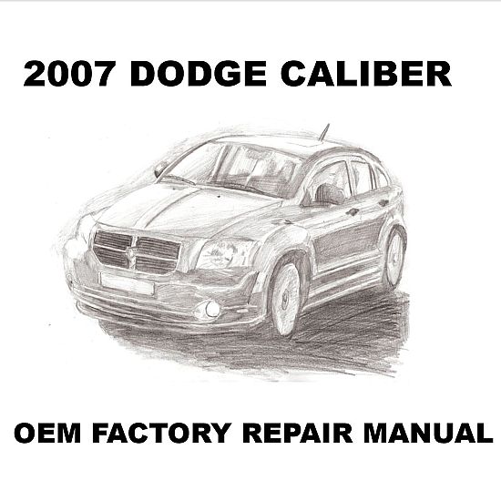 2007 Dodge Caliber repair manual Image