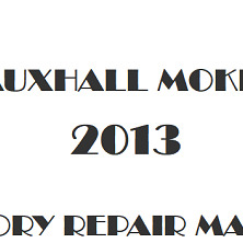 2013 Vauxhall Mokka repair manual Image