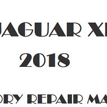 2018 Jaguar XF repair manual Image