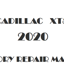 2020 Cadillac XT5 repair manual Image