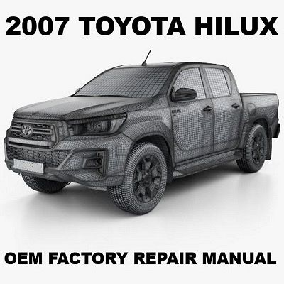 2007 Toyota Hilux repair manual Image