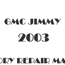 2003 GMC Jimmy repair manual Image
