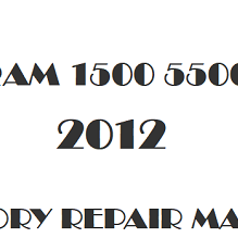 2012 Ram 1500 5500 repair manual Image