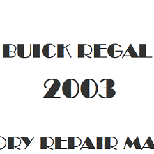 2003 Buick Regal repair manual Image