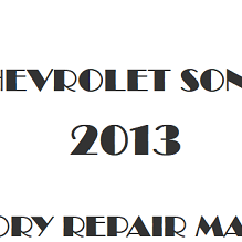 2013 Chevrolet Sonic repair manual Image