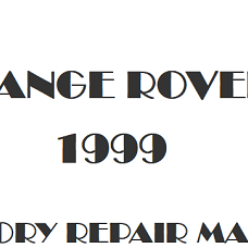 1999 Range Rover P38a repair manual Image