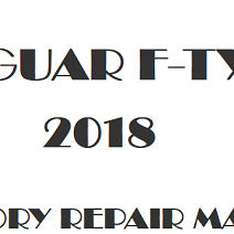 2018 Jaguar F-TYPE repair manual Image