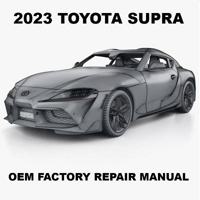 2023 Toyota Supra repair manual Image