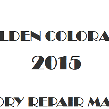 2015 Holden Colorado repair manual Image