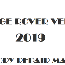 2019 Range Rover Velar repair manual Image