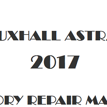 2017 Vauxhall Astra J repair manual Image