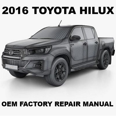 2016 Toyota Hilux repair manual Image