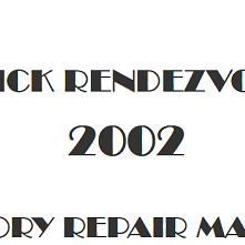 2002 Buick Rendezvous repair manual Image