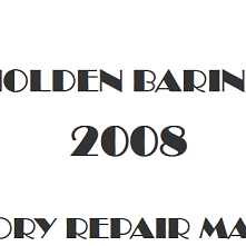 2008 Holden Barina repair manual Image