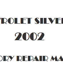 2002 Chevrolet Silverado repair manual Image