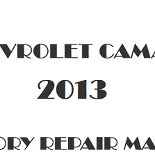 2013 Chevrolet Camaro repair manual Image