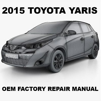 2015 Toyota Yaris repair manual Image