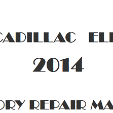 2014 Cadillac ELR repair manual Image