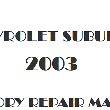2003 Chevrolet Suburban repair manual Image