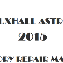 2015 Vauxhall Astra J repair manual Image