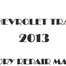 2013 Chevrolet Trax repair manual Image