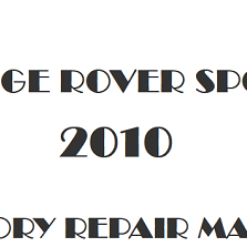 2010 Range Rover Sport repair manual Image