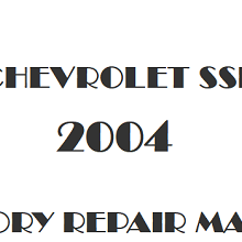 2004 Chevrolet SSR repair manual Image