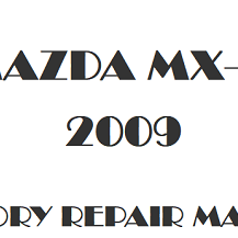 2009 Mazda MX-5 repair manual Image