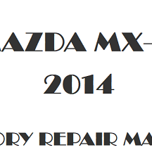 2014 Mazda MX-5 repair manual Image