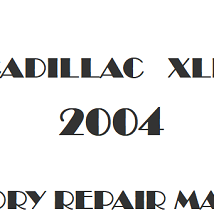 2004 Cadillac XLR repair manual Image